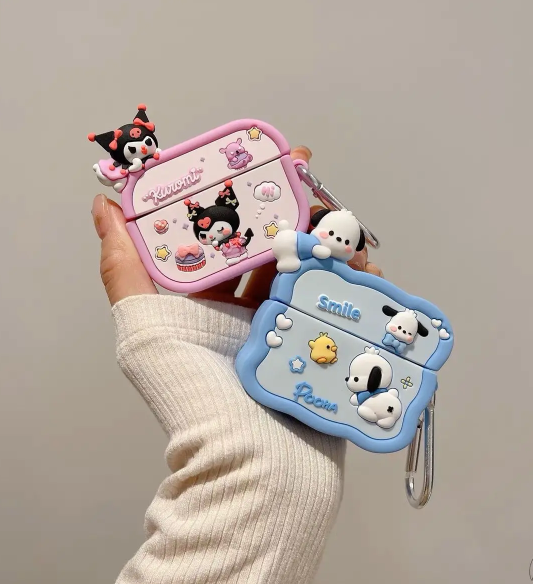 Kuromi Pochacco Airpods Protective Case