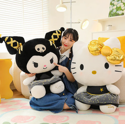 Hello Kitty x Kuromi Plushies