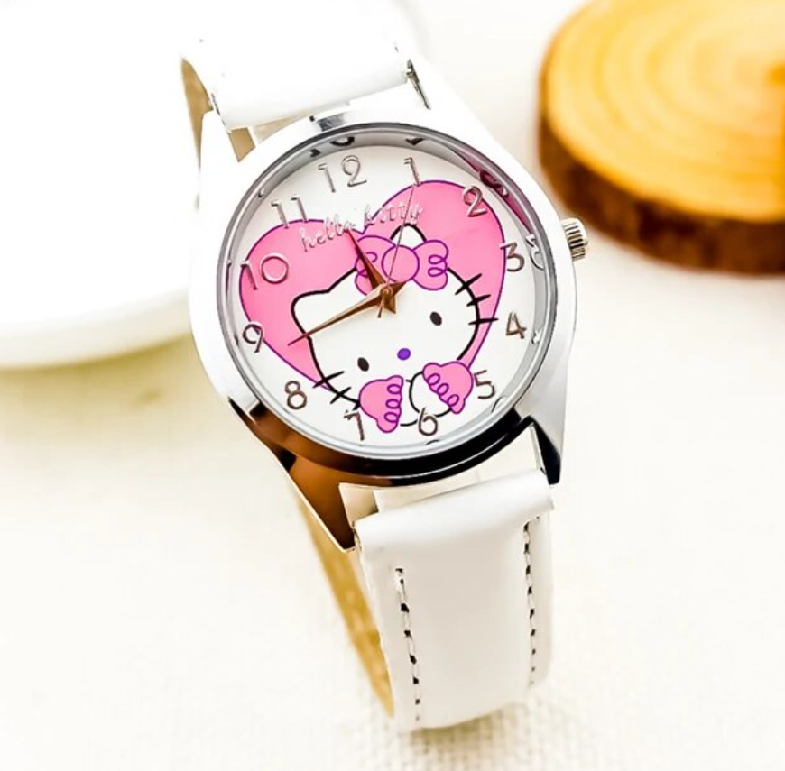 Hello Kitty Pink Wristwatch | Cute & Durable, Ideal for Kids