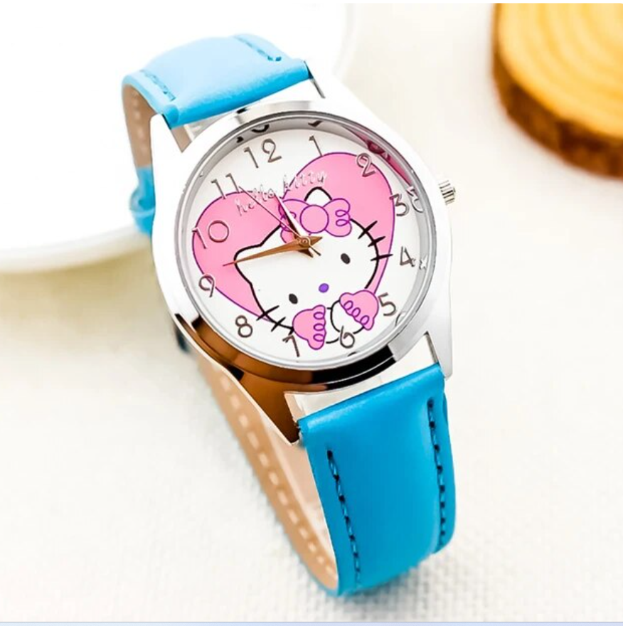 Hello Kitty Pink Wristwatch | Cute & Durable, Ideal for Kids