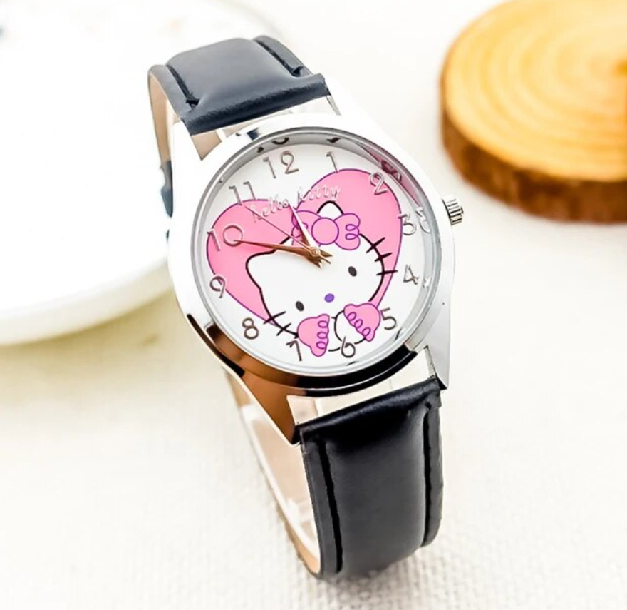 Hello Kitty Pink Wristwatch | Cute & Durable, Ideal for Kids