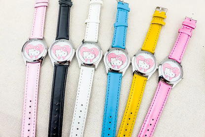 Hello Kitty Pink Wristwatch | Cute & Durable, Ideal for Kids