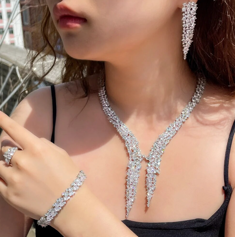 heavy bridal necklace set