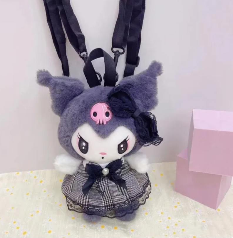 Adorable Kuromi Plush Backpack – Perfect for Fans