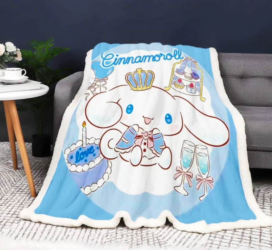 Cinnamoroll Blanket Of Various Sizes