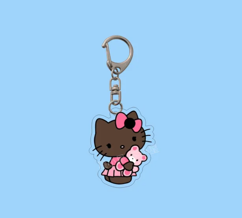 Hello Kitty Hawaii Acrylic Keychain