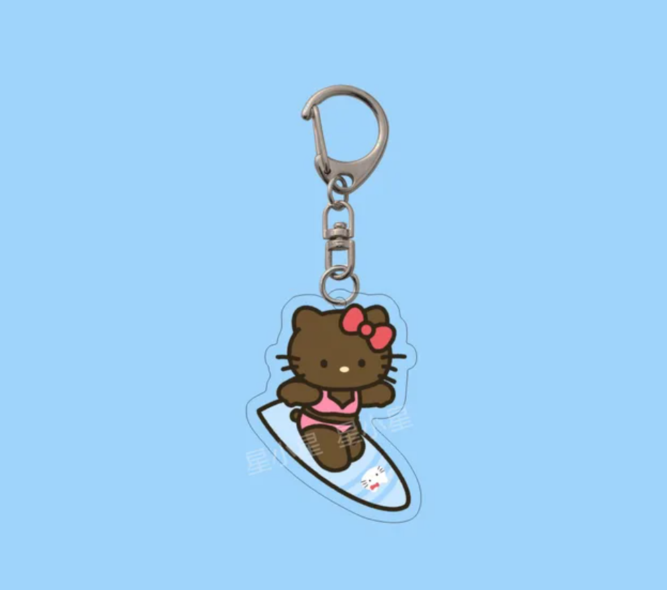 Hello Kitty Hawaii Acrylic Keychain