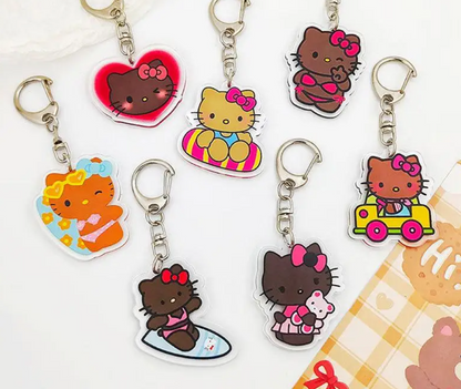 Hello Kitty Hawaii Acrylic Keychain