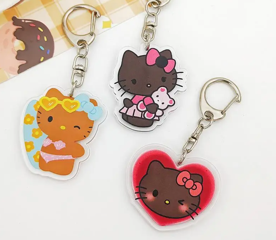 Hello Kitty Hawaii Acrylic Keychain