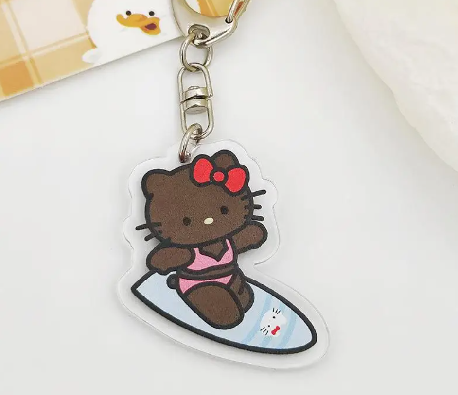 Hello Kitty Hawaii Acrylic Keychain