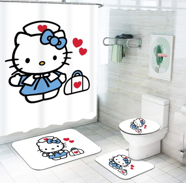 Bathroom Set Hello Kitty