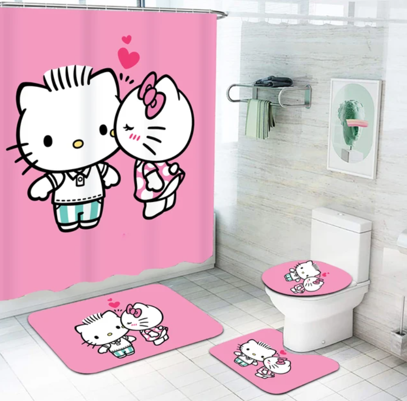 Bathroom Set Hello Kitty