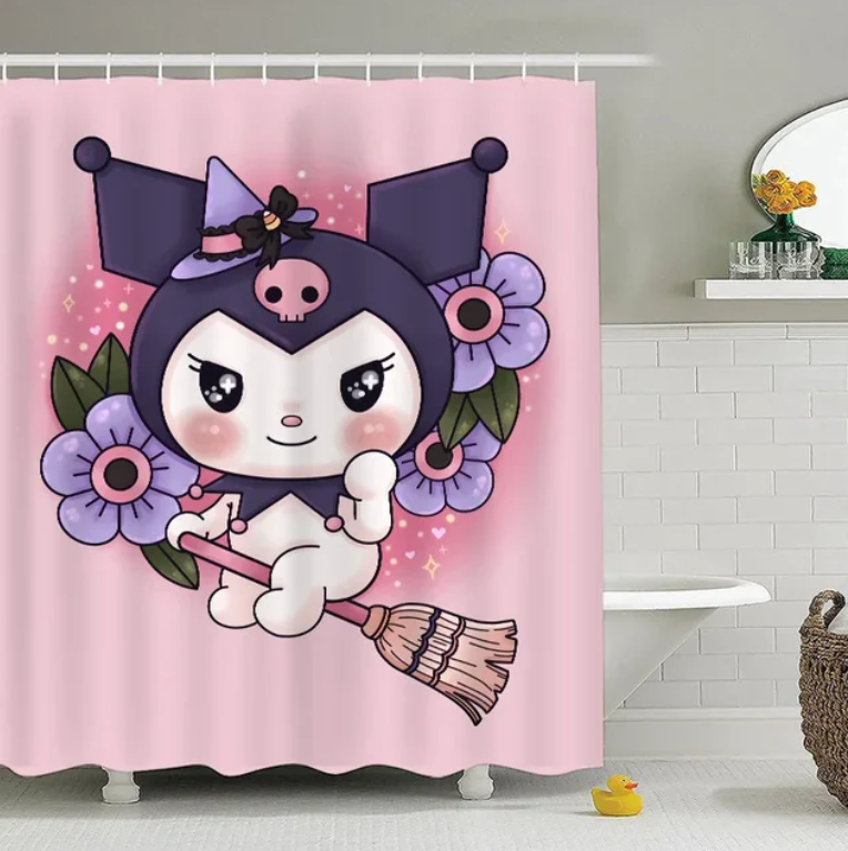 Kuromi Shower Curtains