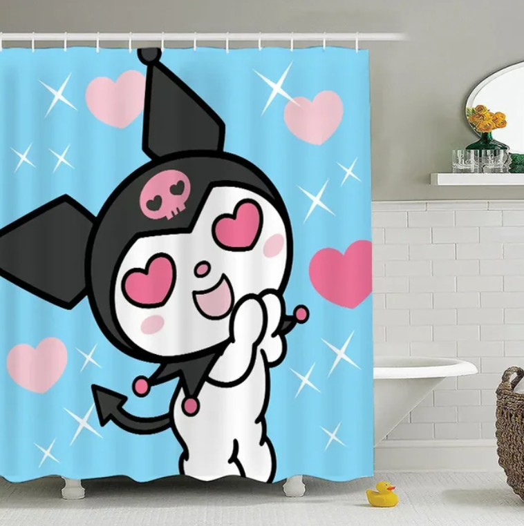 Kuromi Shower Curtains