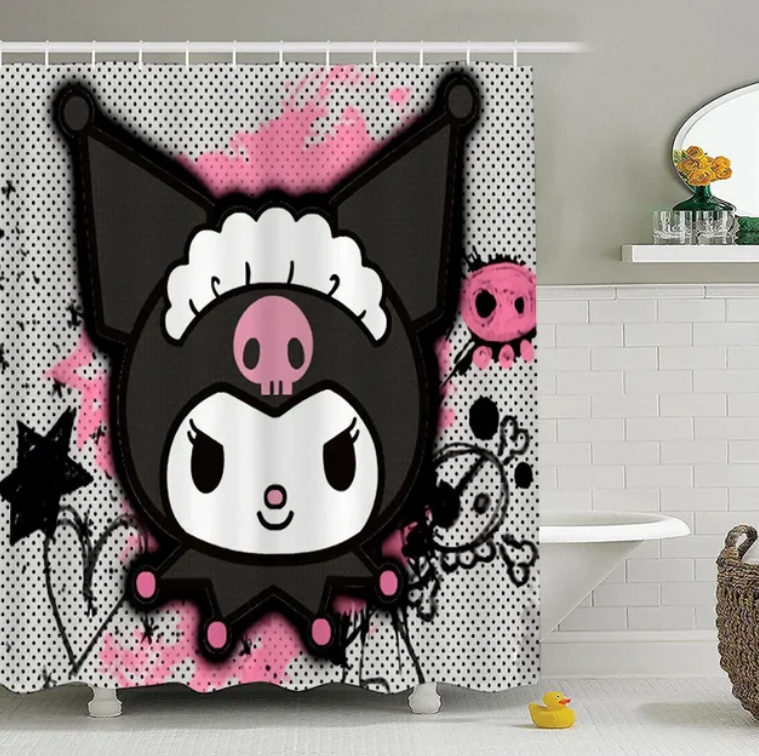 Kuromi Shower Curtains