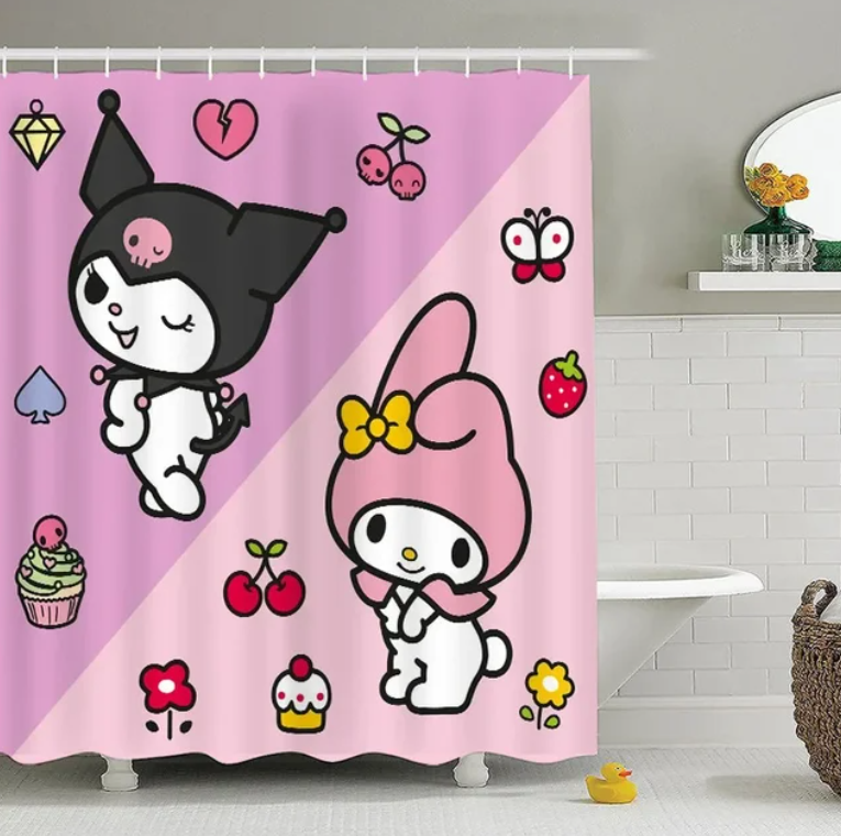 Kuromi Shower Curtains