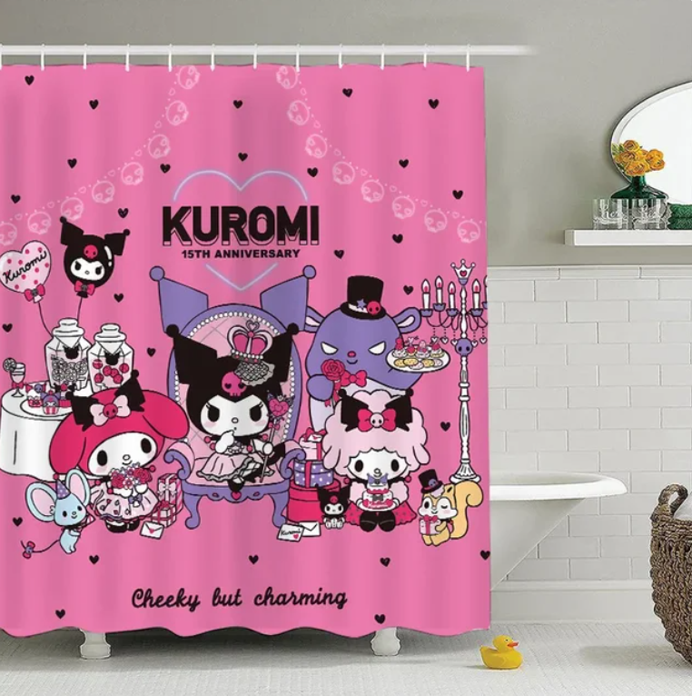 Kuromi Shower Curtains