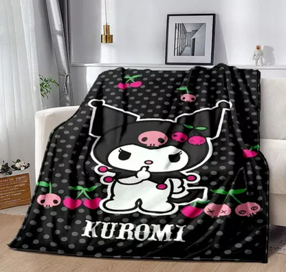 Kuromi Purple Blanket | Sanrio Birthday Gift