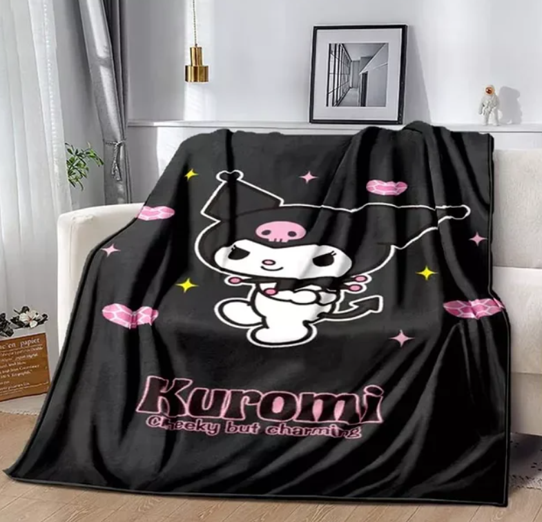 Kuromi Purple Blanket | Sanrio Birthday Gift