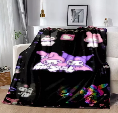 Kuromi Purple Blanket | Sanrio Birthday Gift