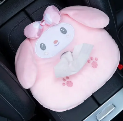 Sanrio Plush Car Tissue Box