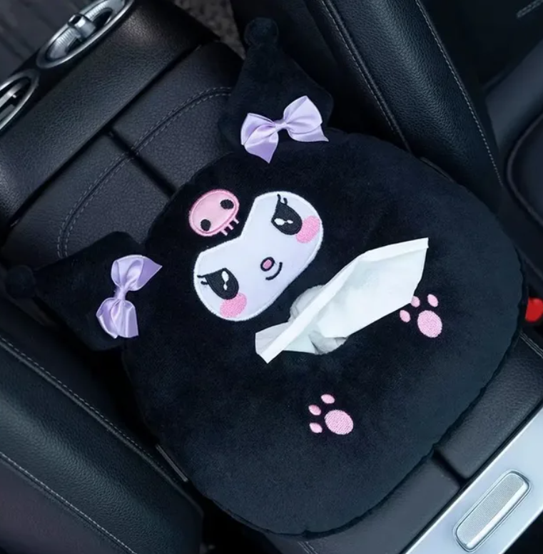 Sanrio Plush Car Tissue Box