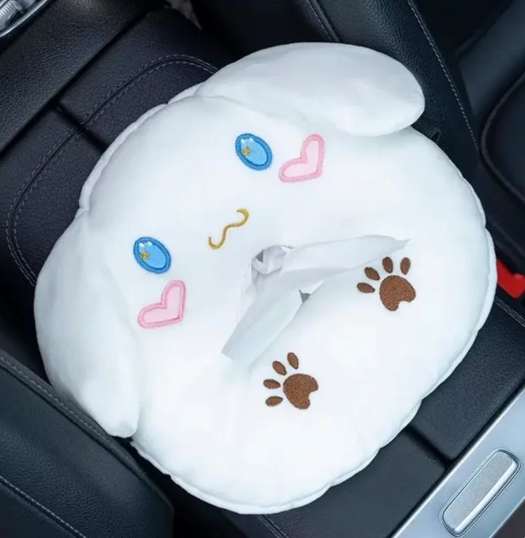 Sanrio Plush Car Tissue Box