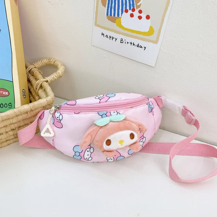 Hello Kitty Waist Bag - Cute Crossbody Coin Purse for Girls