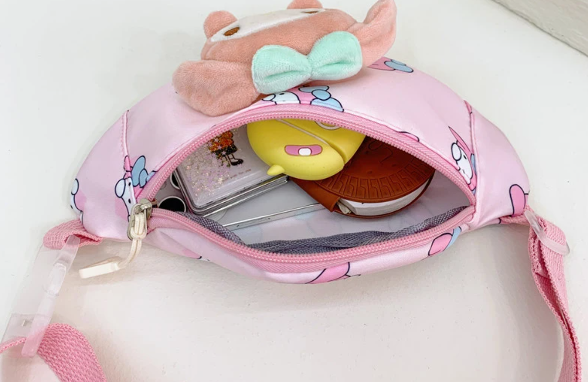 Hello Kitty Waist Bag - Cute Crossbody Coin Purse for Girls