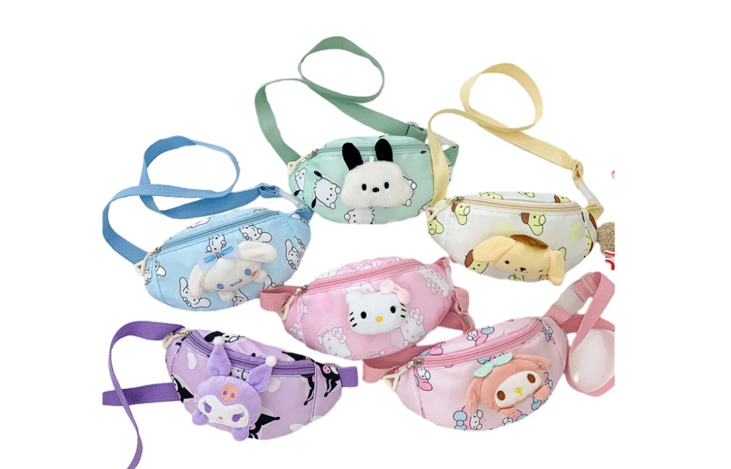 Hello Kitty Waist Bag - Cute Crossbody Coin Purse for Girls