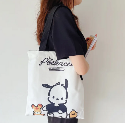 Pochacco Tote Bag – Spacious & Adorable for Everyday Use