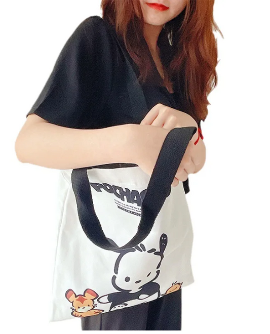 Pochacco Tote Bag – Spacious & Adorable for Everyday Use