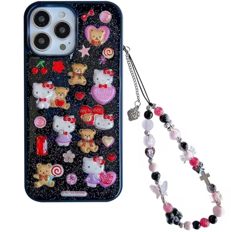 Hello Kitty 3D Case With Pendant