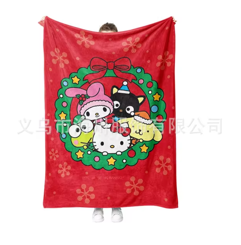 🎄 Sanrio Christmas Flannel Blanket🎄