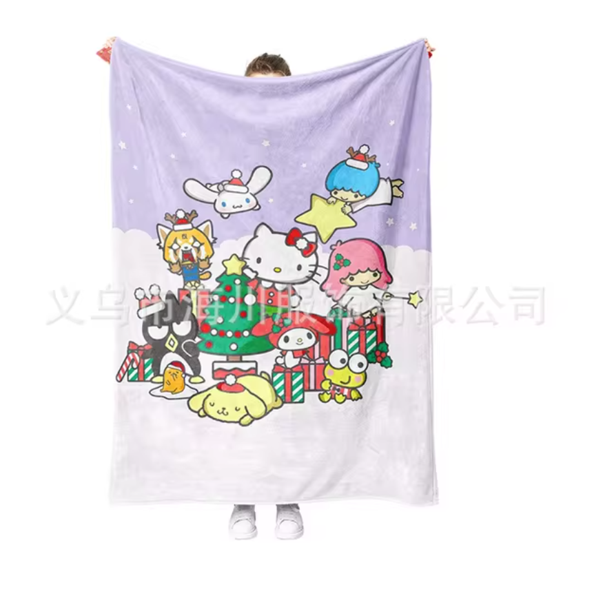 🎄 Sanrio Christmas Flannel Blanket🎄