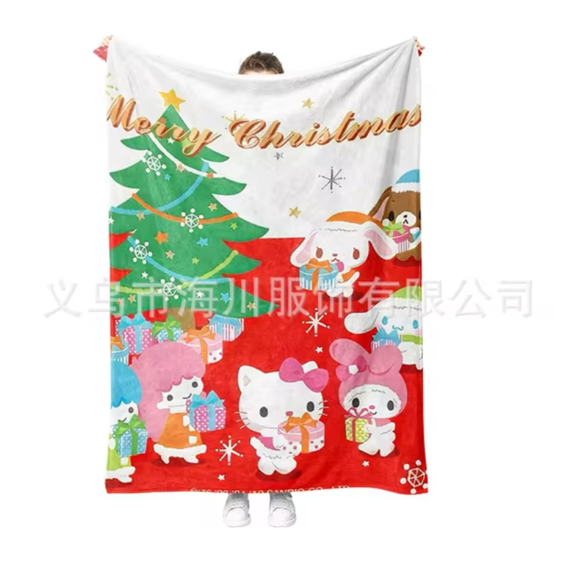 🎄 Sanrio Christmas Flannel Blanket🎄