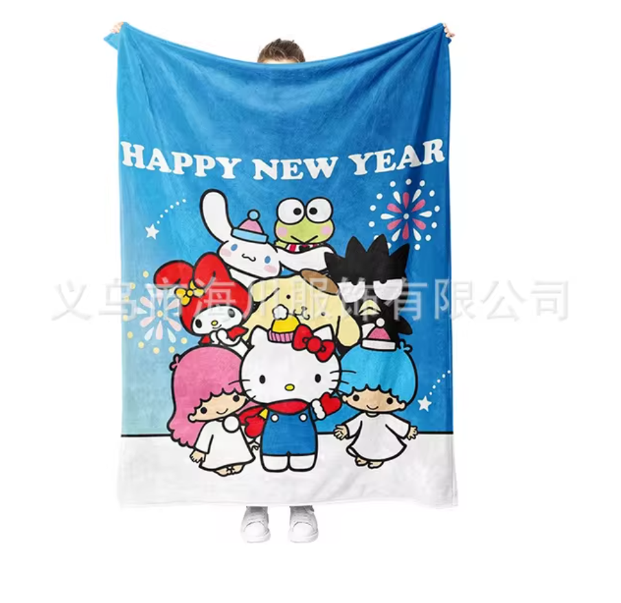 🎄 Sanrio Christmas Flannel Blanket🎄