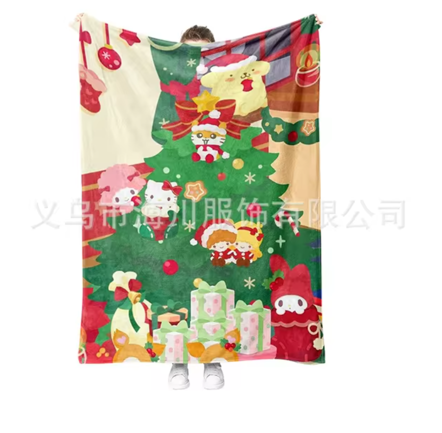 🎄 Sanrio Christmas Flannel Blanket🎄