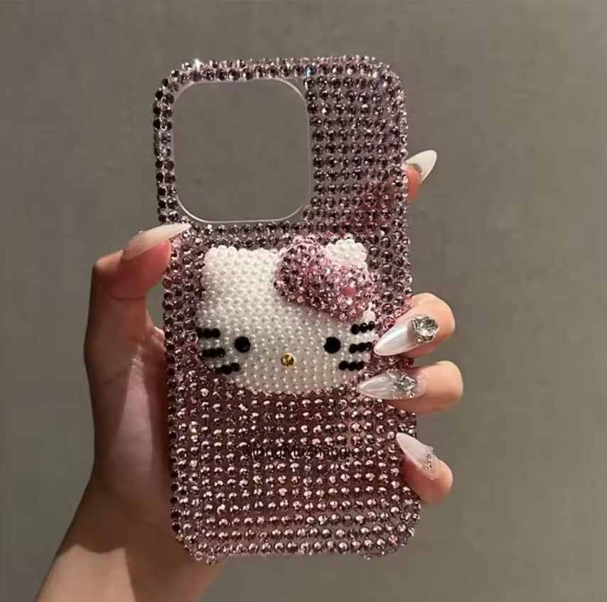 Hello Kitty Bling S25 Samsung Case