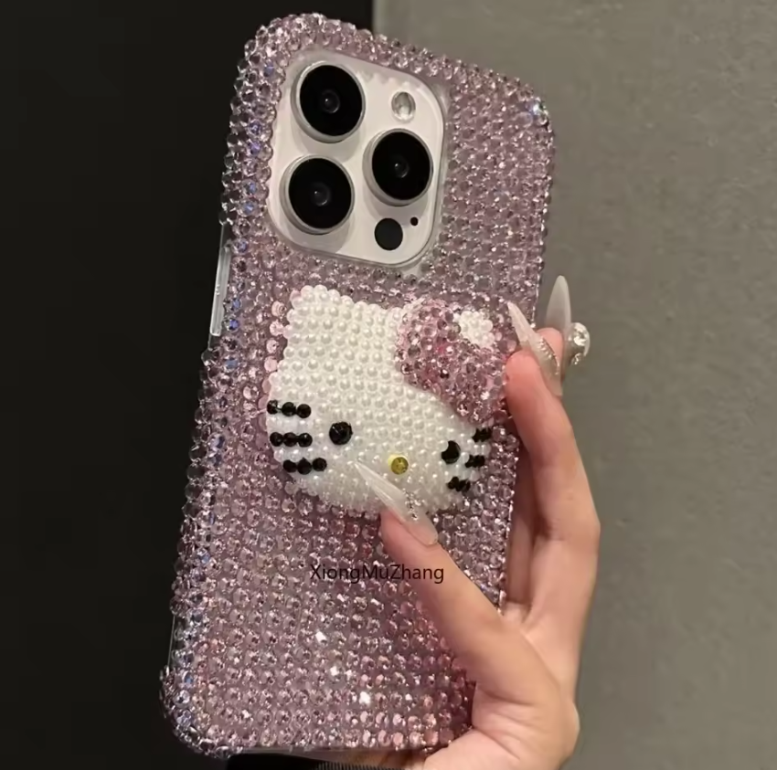 Hello Kitty Bling S25 Samsung Case