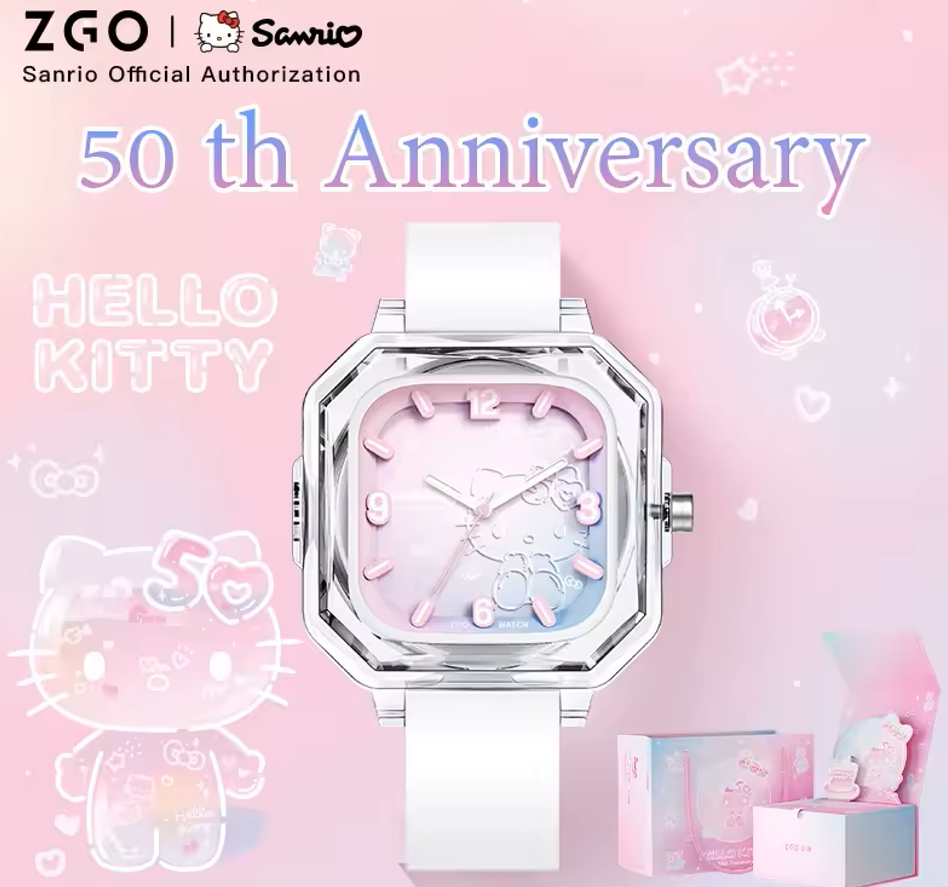 Hello kitty white watch