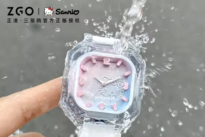 Hello kitty white watch