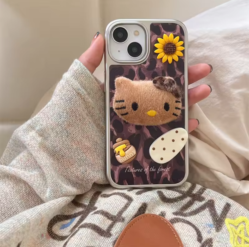 Hello Kitty Hawaiian Plush iPhone Case