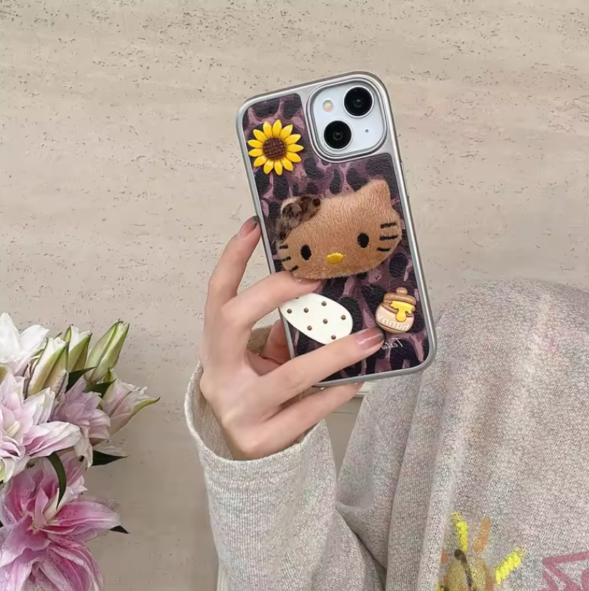 Hello Kitty Hawaiian Plush iPhone Case