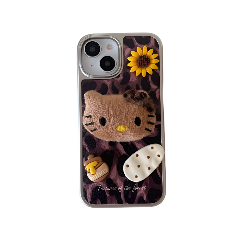 Hello Kitty Hawaiian Plush iPhone Case