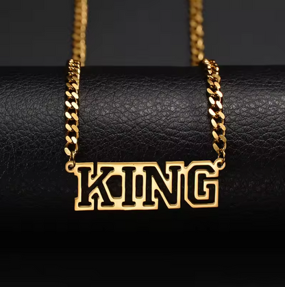 custom name necklace KING