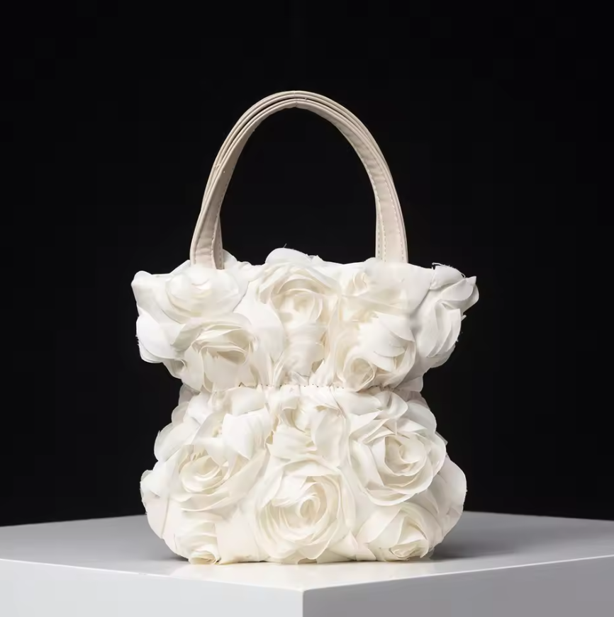 Floral Bag white