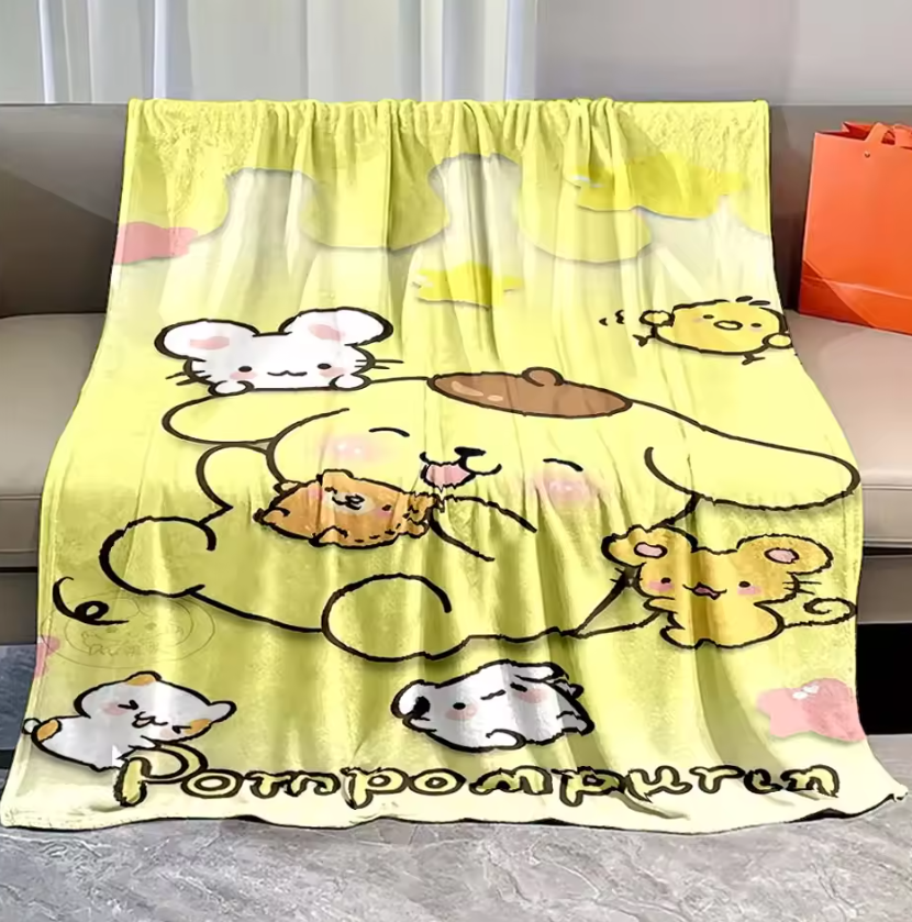 Pompompurin Blanket | Sanrio Plush Blanket