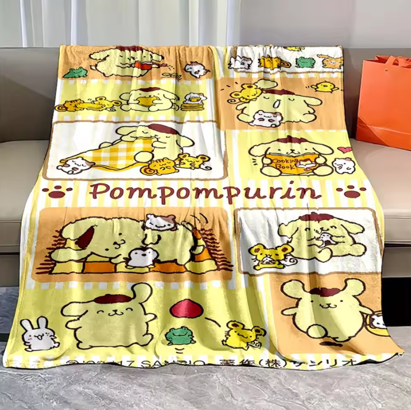 Pompompurin Blanket | Sanrio Plush Blanket