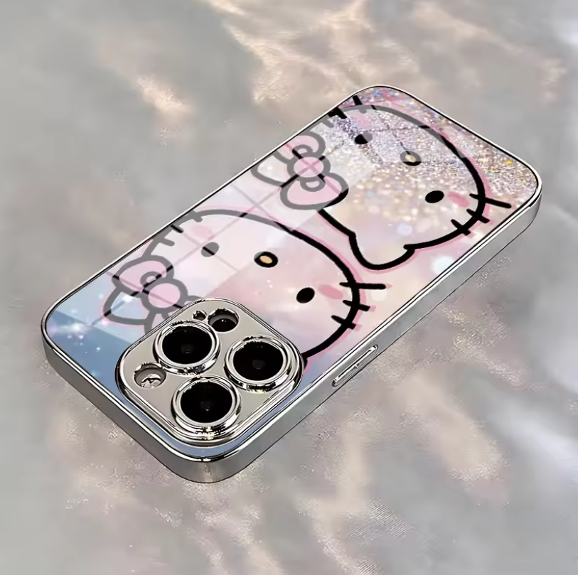 Hello Kitty Bling Mirror Case For Samsung A Series